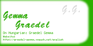 gemma graedel business card